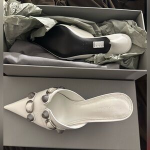 NEW IN BOX BALENCIAGA SIZE 37 Cagole 70mm Mules
